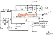 振荡电路中的由TA7034等构成的振荡电路图