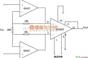 运算放大电路中的OPA37构成的增益可编程低噪声差动放大器电路图