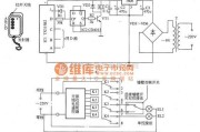 遥控电路（综合)中的TX315B2的4通道无线电遥控灯开关电路原理图及其接发示意图