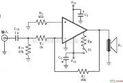 集成音频放大中的由LM4781构成的反相功率放大电路