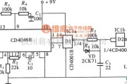 信号产生器中的用CD4046组成的频率锁定指示器