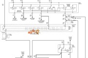 奥迪中的1997奥迪 A6 雾灯电路图 (带) DRL