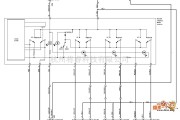 马自达中的马自达95MONTERO电动窗电路图