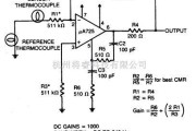 线性放大电路中的热电偶放大器

