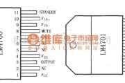 集成音频放大中的LM4700／4701具有静音／待机模式的音频功率放大器