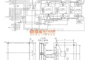 LED电路中的16×16、Φ5mm光点彩色点矩阵的结构与电路方框电路图