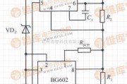 稳压电源中的由两个BG602输出电压叠加的集成稳压电源电路