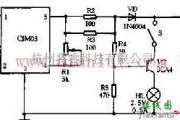 电源电路中的CJM03组成停电应急灯