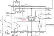 传感器电路中的铂热电阻信号调理器内部电路框图及典型应用电路