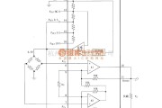 仪表放大器中的由INA125构成的5V单电源虚地输出电桥测量电路