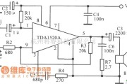 音频处理中的TDAl520A典型应用电路图