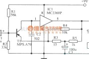 音频处理中的由MC3360P组成的音频功放电路