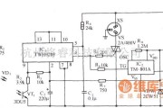 自动控制中的用TWH9205的光电耦合型过零控制插座电路图