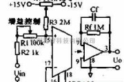 增益可调放大中的增益可调的测试设备隔离放大器电路图