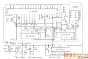 LED电路中的数码显示日历时钟电路图