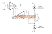 仪表放大器中的INA111可微调输出失调电压电路