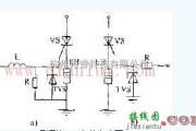 传感器电路中的关于晶闸管TVS保护的电路图