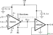 仪表放大器中的由OPA340构成的INA321／322输出缓冲电路