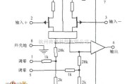 运算放大电路中的调零接线图与静电计级运算放大电路图