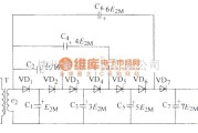 电源电路中的七倍压整流电路一