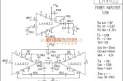 集成音频放大中的LA4422功放电路