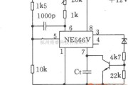 函数信号产生器中的用NE566V产生锯齿波电路