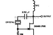 基础电路中的 结型场效应管穿透式晶体振荡器