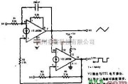 信号产生中的集成电路构成的三角波和方波发生器电路图