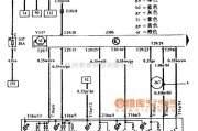 大众（一汽）中的高尔夫宝来舒适系统电路图