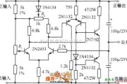 稳压电源中的±5～25V双极性稳压电源电路图