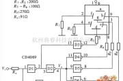 电工测试工具中的用门电路组成的文字显示型逻辑笔电路图之三(CD4069)