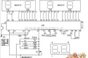 电源电路中的ICL7107集成控制模块电路图