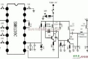光电电路中的简易无线电遥控车发送信号原理图