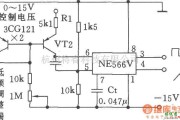 压控信号产生器中的宽范围可控的压控振荡器(NE566V)