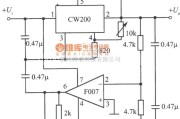 稳压电源中的跟踪式集成稳压电源(CW200)电路图