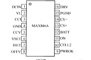 MAX846A的引脚排列图