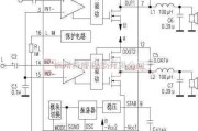 音频电路中的TDA8902J双50W数字功放电路原理图