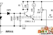 无线发射中的一个简易的微功率发射机场强仪电路图