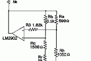 AWM3000系列气体质量流量传感器内部的发热器控制电路图