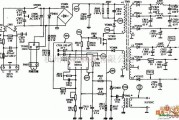 电源电路中的PARCO LFVDX-1448型显示器控制电路原理图