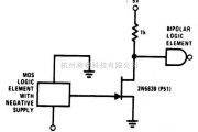 电源电路中的负转正电源电压逻辑电平转换器
