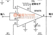 增益可调放大中的使用OPA676的增益可编程放大电路