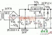 电源电路中的基于LM317构成的简易可调电源电路