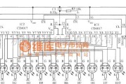 LED电路中的踢足球比赛游戏电路图