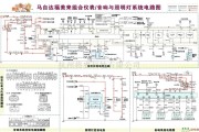 马自达中的马自达福美来组合仪表及音响与照明灯系统电路图