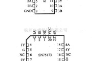 数字电路中的驱动器和通信电路引脚及主要特性SN75173/65173 四RS-422、RS-485接收器