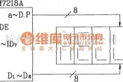 LED电路中的ICM7218A构成的8位LED动态显示电路