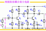 两级阻容耦合放大电路
