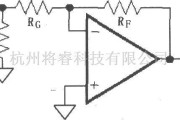 增益可调放大中的由MAX4180～MAX4187构成的反相增益电路