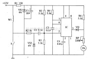 电源电路中的汽车发动机转速表  一